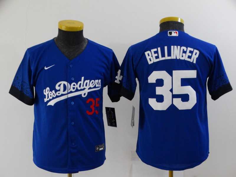 Youth Dodgers 35 Cody Bellinger Royal 2021 City Connect Cool Base Jersey,We sell and wholesale Youth Dodgers 35 Cody Bellinger Royal 2021 City Connect Cool Base Jersey on line form chian!